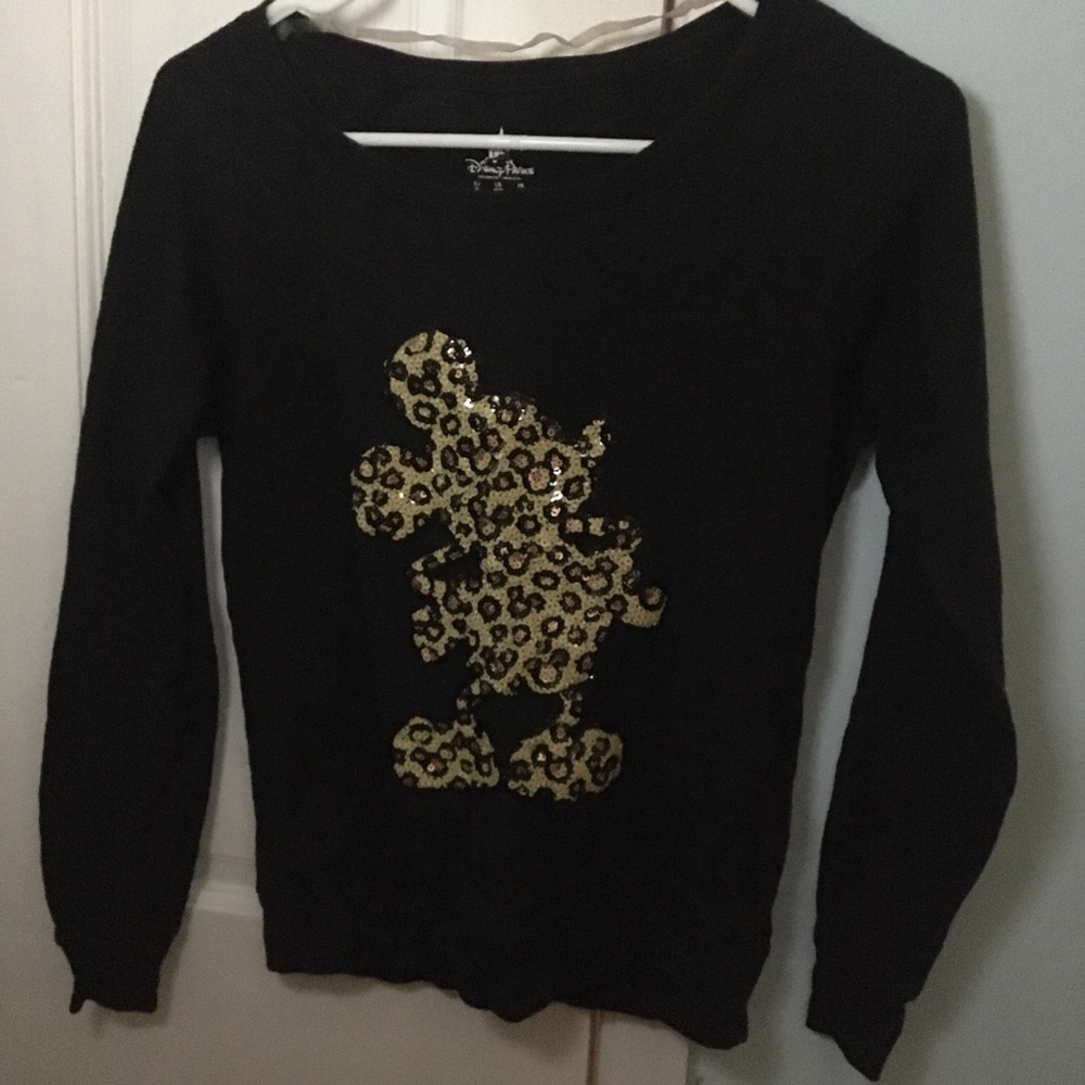 Sequined Mickey Mouse shirt